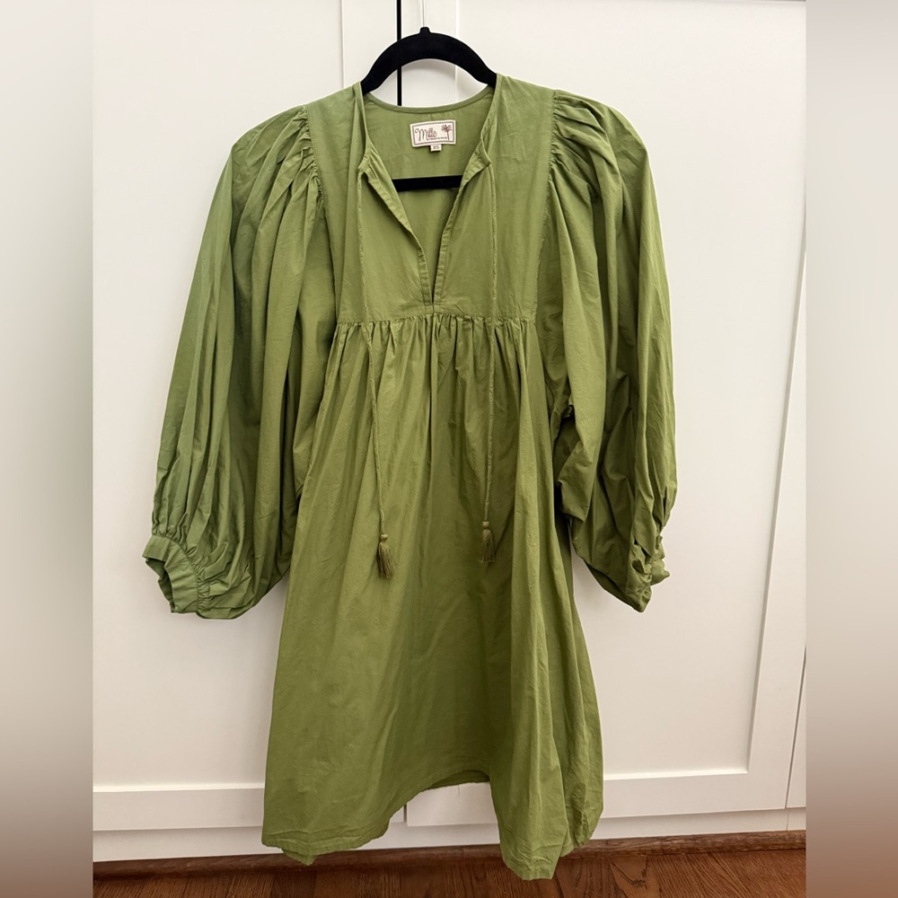 Mille Daisy Dress - Green - Size XS